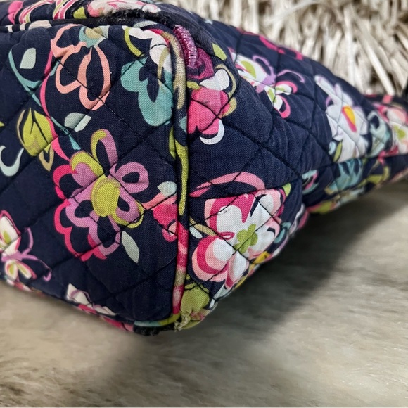 VERA BRADLEY Ribbons 2012 Mandy Tote
Pink Yellow Blue Floral Y2K Zipper Handles - Picture 12 of 15